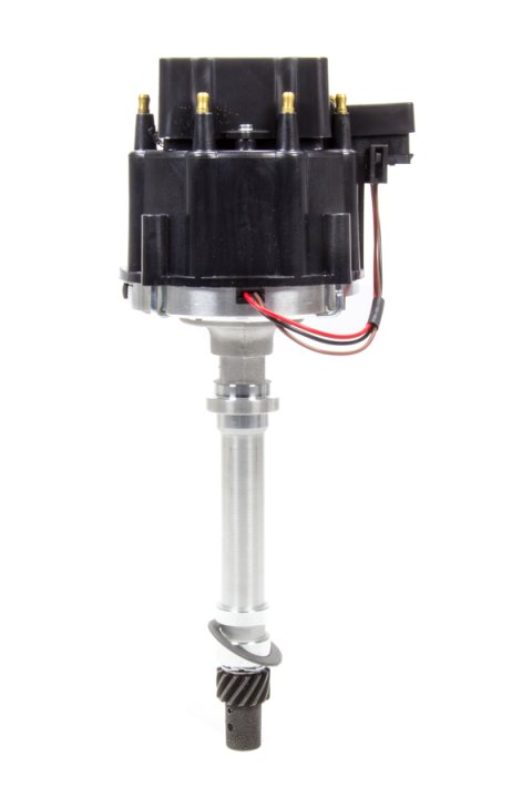 Distributor - Circle Track - Magnetic Pickup - Mechanical Advance - HEI Style Terminal - Black - Chevy V8 - Each