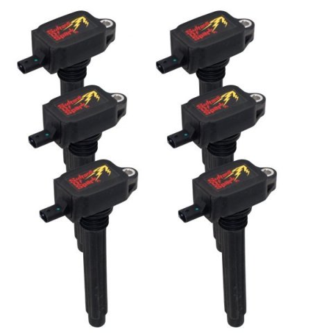 Ignition Coil Pack - SOS - 40000V - Black - Mopar V6 - Set of 6