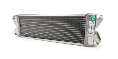 Radiator - Auxiliary - 21.625 in W x 6.457 in H x 3.5 in D - Single Pass - Driver Side Inlet - Passenger Side Outlet - Aluminum - Natural - Ford Mustang 2003-04 - Each