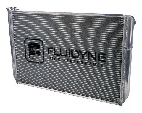 Radiator - 28.875 in W x 18 in H x 2 in D - Triple Pass - Passenger Side Inlet - Driver Side Outlet - Aluminum - Natural - Chevy - Super Late Model - Kit