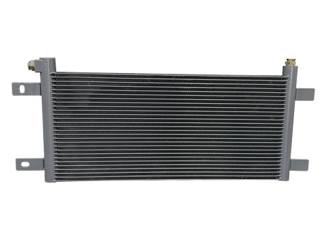 Fluid Cooler - 30.95 x 11.875 x 1.35 in - Stack Type - OEM Inlet / Outlet - Aluminum - Gray Powder Coat - Dodge Cummins - Dodge Ram Fullsize Truck 2015-18 - Each