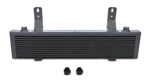 Fluid Cooler - 27 x 10.875 x 4.25 in - Stack Type - OEM Inlet / Outlet - Aluminum - Gray Powder Coat - GM Duramax - GM Fullsize Truck 2011-14 - Each