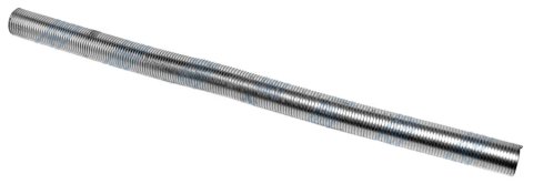 Exhaust Flex Pipe - 1.75 in Inlet - 1.75 in Outlet - 6 ft Long - Steel - Galvanized - Each
