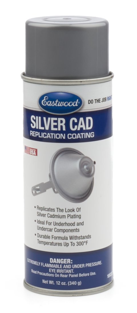 Paint - Silver CAD - Acrylic Lacquer - Silver - 12 oz Aerosol - Each