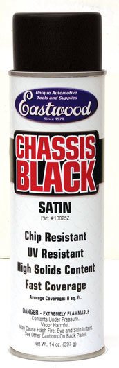 Paint - Chassis Black - Ceramic Urethane - Satin Black - 14 oz Aerosol - Each