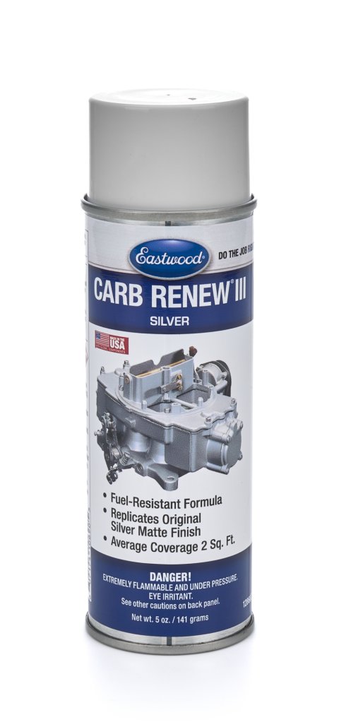 Paint - Carb Renew III - Acrylic Enamel - Silver - 5 oz Aerosol - Each