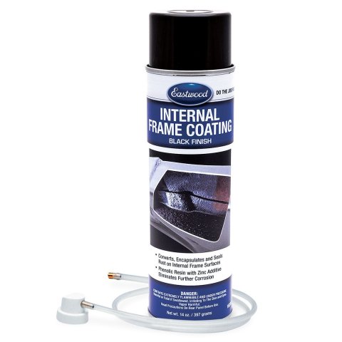 Paint - Internal Frame Coating - Black - Hose / Spray Nozzle Included - 14 oz Aerosol - Each
