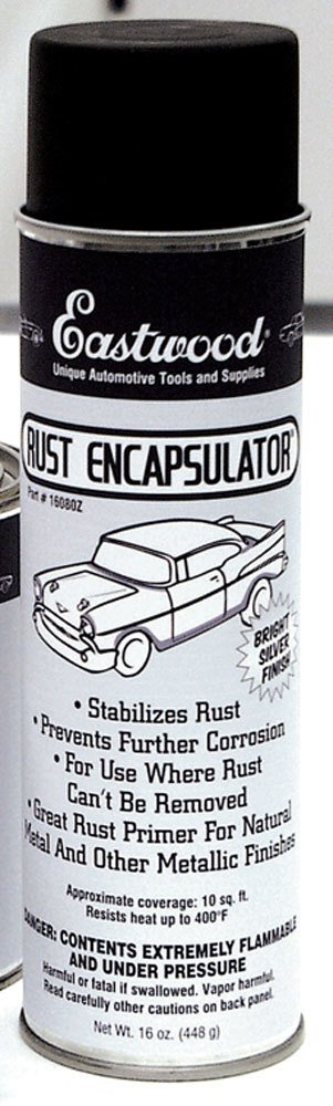 Primer - Rust Encapsulator - Acrylic Enamel - Silver - 15 oz Aerosol - Each