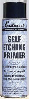 Primer - Self Etching - Acrylic Lacquer - Black - 16 oz Aerosol - Each