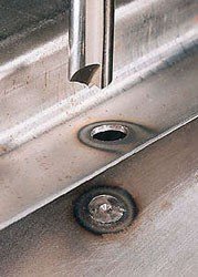 Spot Weld Cutter - 1/4 in Drive - 3/8 in Hole - Each