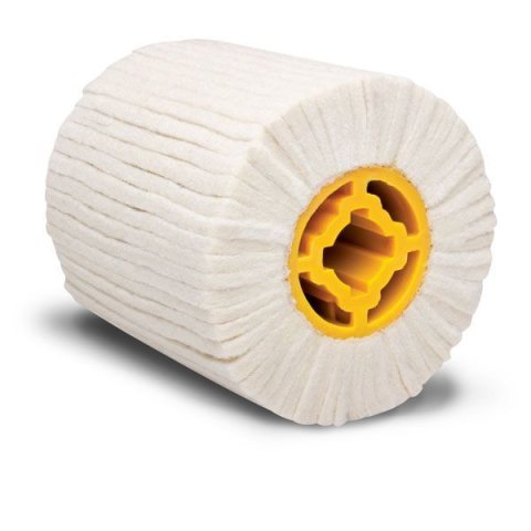 Buffing Drum - Contour SCT - 4 in OD - 3/4 in Keyed Shaft - Each