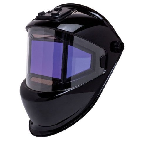 Welding Helmet - Panoramic View - Auto Darkening - Black - Each