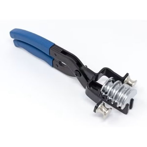 Tubing Bender - Hand Held - 3/16 to 3/8 in Shoes - Steel - Black Powder Coat - Each