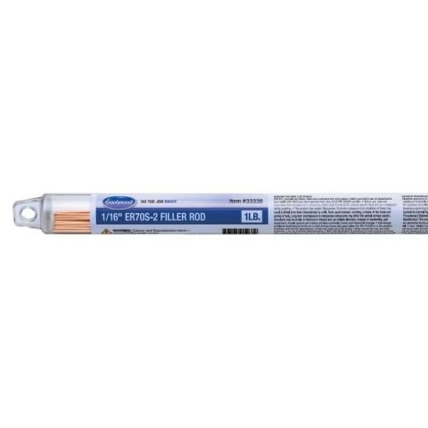 TIG Filler Rod - ER70S-2 - 0.063 in - Steel - 1 lb Box - Each