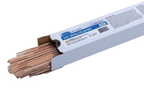 TIG Filler Rod - ER70S-2 - 0.094 in - Steel - 10 lb Box - Each