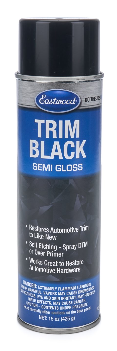 Paint - Trim Black - Semi-Gloss Black - 15 oz Can - Each