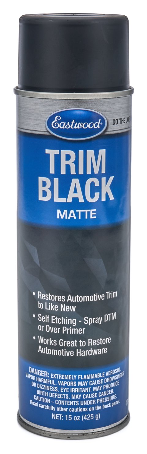 Paint - Trim Black - Matte Black - 15 oz Can - Each