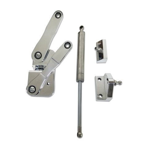 Hood Hinge - Stainless Hardware - Bearings - Aluminum - Polished - Chevy Truck 1947-54 - Kit