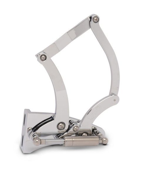 Hood Hinge - Stainless Hardware - Bearings - Aluminum - Polished - Chevy Truck 1955-56 - Kit