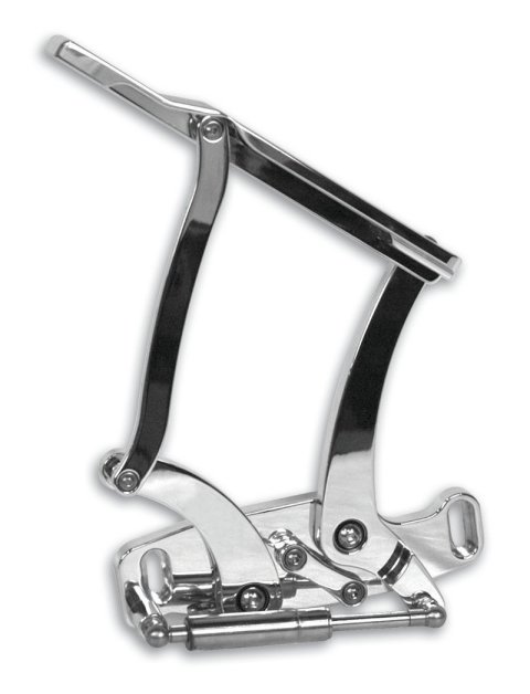 Hood Hinge - Stainless Hardware - Bearings - Aluminum - Polished - GM B-Body 1963-64 - Kit