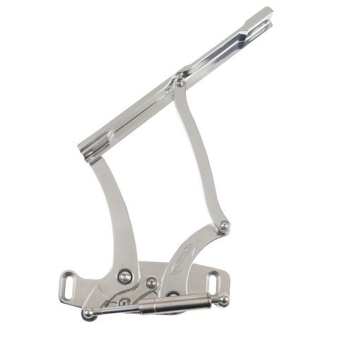 Hood Hinge - Stainless Hardware - Bearings - Aluminum - Polished - GM A-Body 1965-67 - Kit