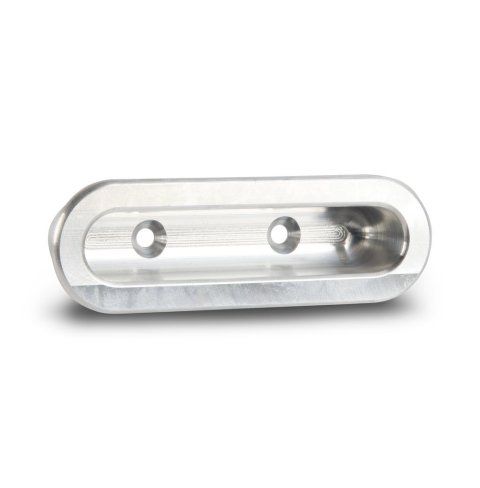 Door Grab Handle - Interior - 1 in Recessed - Aluminum - Machined - Each
