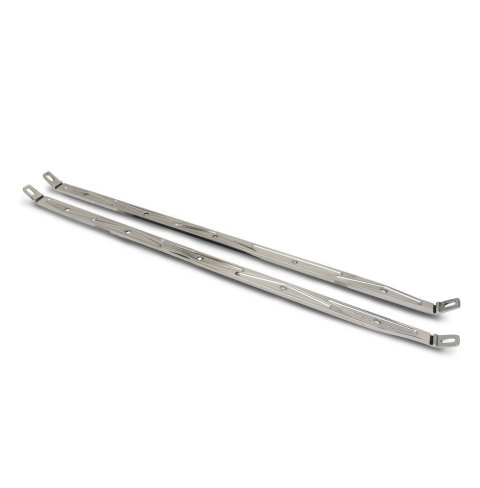Hood Support - Bolt-On - Aluminum - Polished - Chevy Fullsize Car 1955-57 - Pair