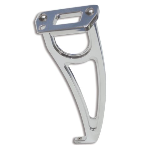 Hood Latch - Aluminum - Polished - Chevy Fullsize Car 1955 - Pair