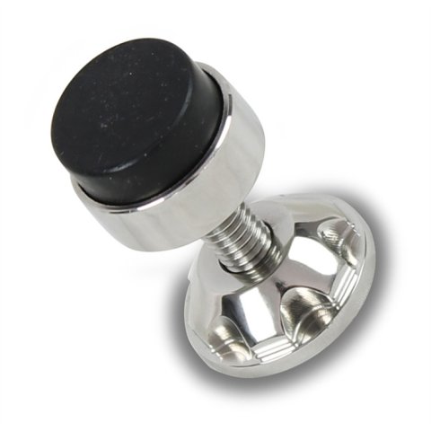 Hood Adjuster - Lightning Series - 5/16-18 in Thread - Aluminum / Stainless - Universal - Each
