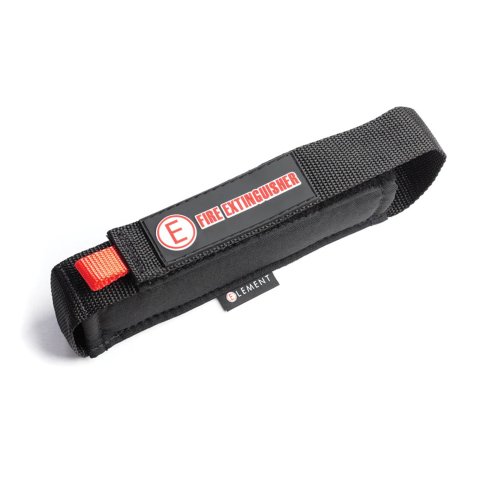 Fire Extinguisher Mount - Tactical - Sleeve - Hook and Loop - Nylon - Black - Element E50 / E100 Extinguishers - Each