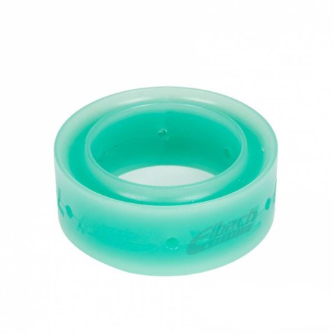 Spring Rubber - 70 Durometer - 2.5 in Springs - 0.75 in Height - Polyurethane - Green - Each