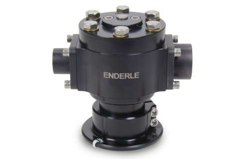 Fuel Pump - Hex Driven - 13.0 gph - In-Line - 12 AN Female O-Ring Inlet - 8 AN Female O-Ring Outlet - Aluminum - Black Paint - Alcohol / E85 / Gas - Each