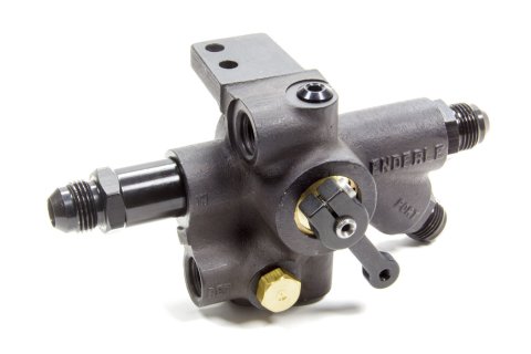 Metering Valve - 6 AN Fittings - Linkage Arm - Aluminum - Black Anodized - Each