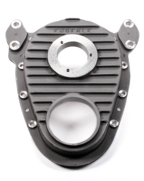 Timing Cover - 1-Piece - Camshaft Drive - Aluminum - Natural - Big Block Snout - Small Block Chevy - Each