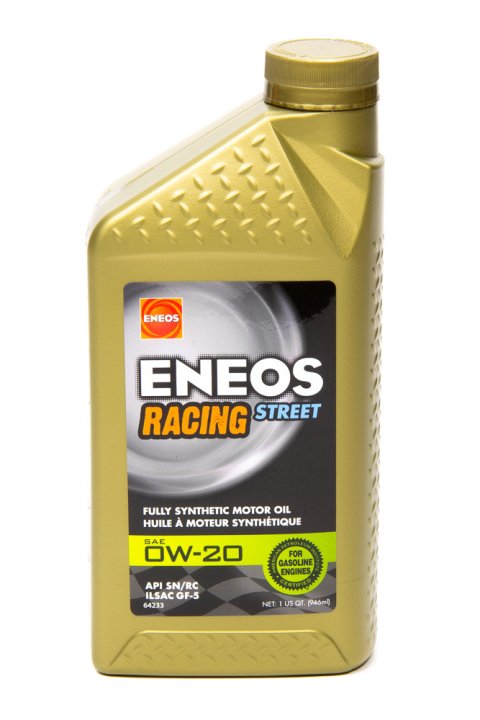 Motor Oil - Racing Street - ZZDP - Mo-DTC - 0W20 - Synthetic - 1 qt Bottle - Each