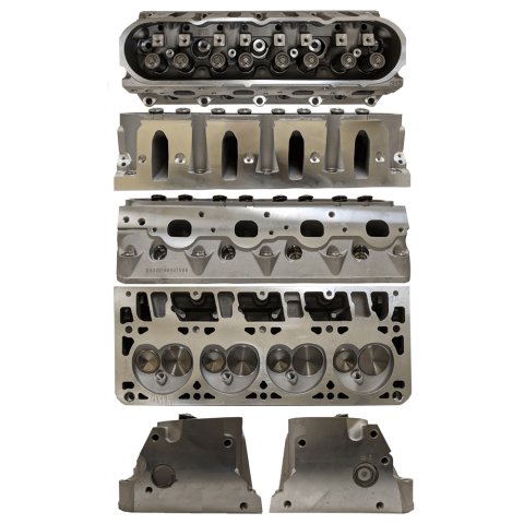 Cylinder Head - Assembled - 2.000 in / 1.570 in Valves - 211 cc Intake - 71 cc Chamber - Aluminum - GM LS-Series - Each