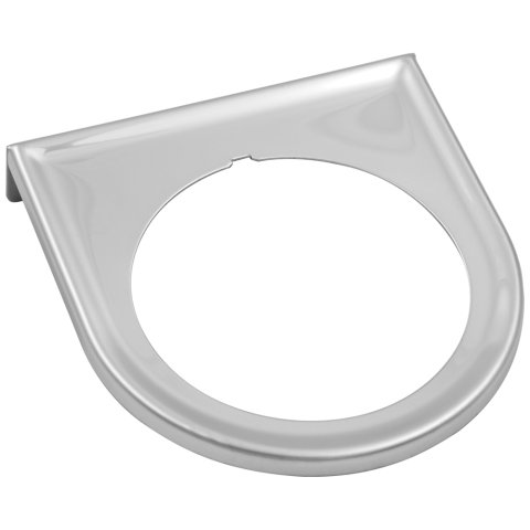 Gauge Mounting Bracket - Single - 2 in Gauge - Steel - Chrome - Each