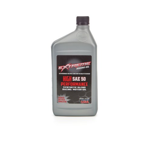 Motor Oil - High Performance - 50W - Semi-Synthetic - 1 qt Bottle - Each