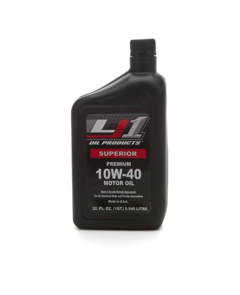 Motor Oil - Street Performance Premium Blend - 10W40 - Conventional - 1 qt Bottle - Each