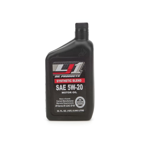 Motor Oil - Street Performance - 5W20 - Semi-Synthetic - 1 qt Bottle - Each
