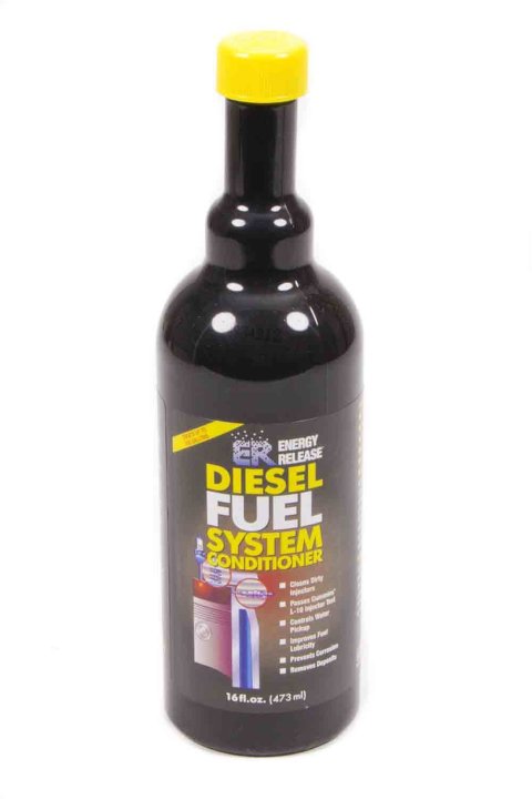 Fuel Additive - Diesel Fuel System Conditioner - System Cleaner - Corrosion Inhibitor - 16 oz Bottle - Diesel - Each