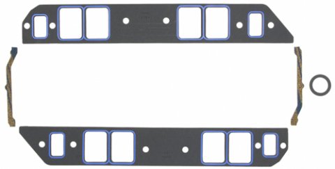 Intake Manifold Gasket - 0.06 in Thick - 1.796 x 2.48 in Rectangular Port - Composite - Big Block Chevy - Kit