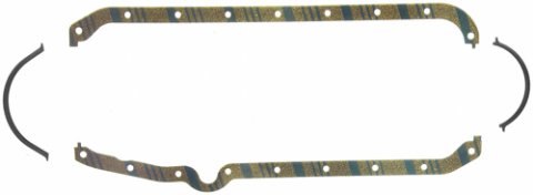 Oil Pan Gasket - Multi-Piece - Cork / Rubber - Small Block Chevy - Kit