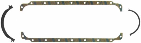 Oil Pan Gasket - Multi-Piece - Cork / Rubber - Small Block Mopar - Kit