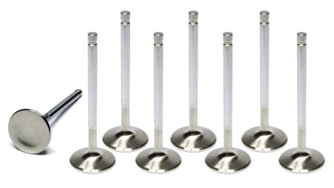 Valve - Competition Plus - Exhaust - 1.770 in Head - 11/32 in Valve Stem - 5.165 in Long - Stainless - Various Ford Applications - Set of 8