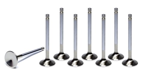Valve - Competition Plus - Exhaust - 1.600 in Head - 11/32 in Valve Stem - 5.010 in Long - Stainless - Various Applications - Set of 8