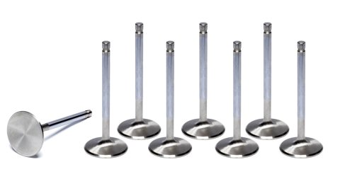 Intake Valve - 6000 Series - 1.940 in Head - 11/32 in Valve Stem - 4.910 in Long - Stainless - Small Block Chevy - Set of 8