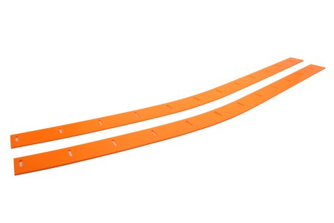 Wear Strip - ABC - 112 x 2.75 in - Plastic - Fluorescent Orange - Pair