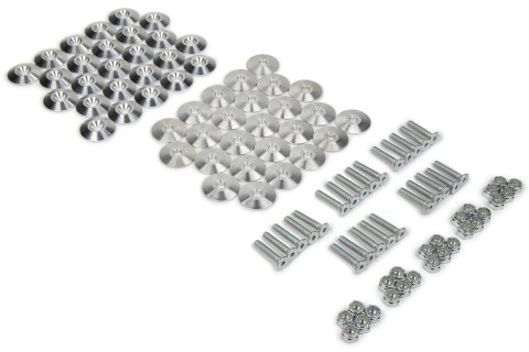 Wear Strip Installation Kit - Inner and Outer Washer - Flathead Bolt - Lock-Nut - Aluminum / Steel - Kit