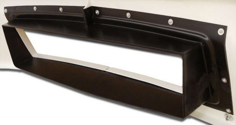 Nose Air Inlet Extension - Bump n Run Radiator Ducts - Plastic - Black - Each